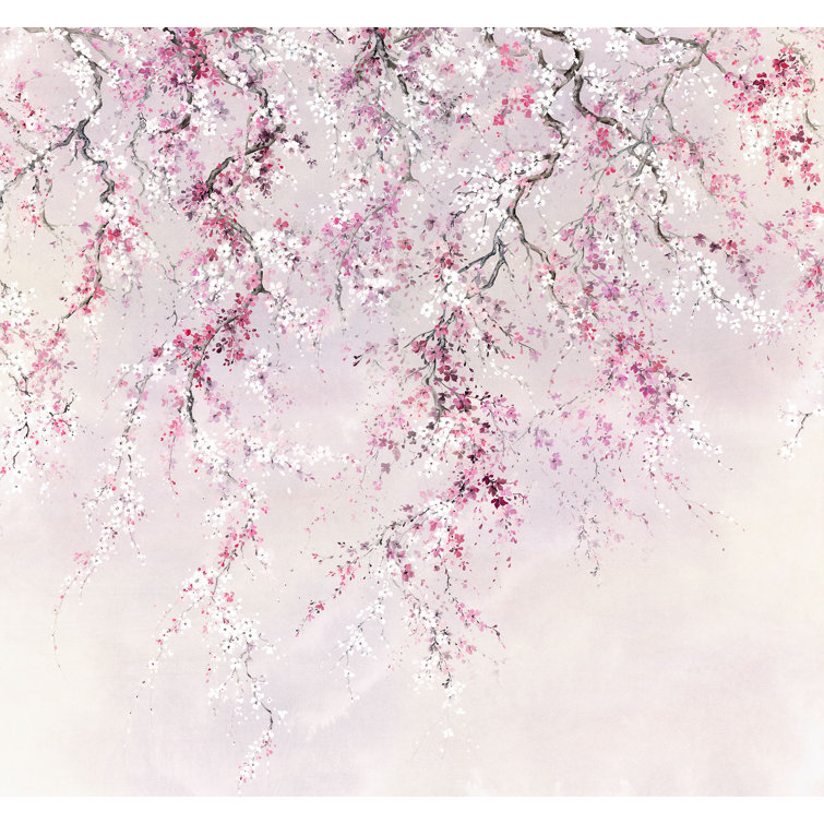 Komar Cherry Blossom 2.8m x 3m Matte Wall Mural Wayfair.co.uk